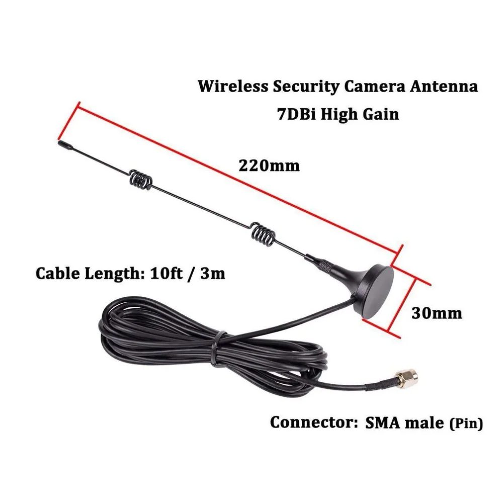 2,4G маленькая присоска антенна беспроводная wifi сетевая карта маршрутизатор модуль антенна радиочастотная антенна