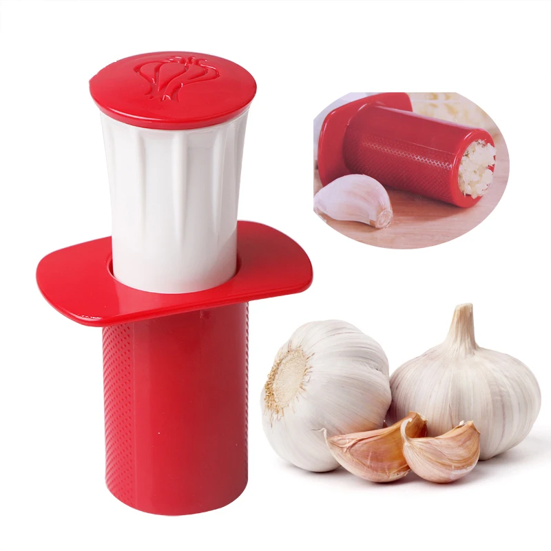 

1Pc Kitchen Tool Ginger Garlic Manual Press Twist Cutter Crusher Cooking Tool Plastic Garlic presses Blenders peeler