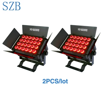 

2 PCS SZB 24pcs*12W RGBW 4in1 LED Wall Washer Light Stage Wall Washer Equipment/SZB-WL2412