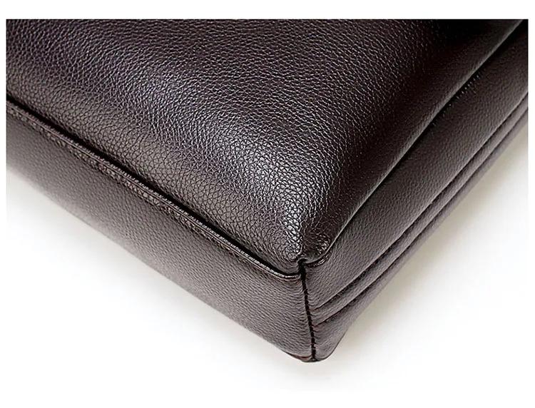2019 Модный деловой мужской портфель кожаная сумка для ноутбука Сумка-тоут повседневная мужская сумка на плечо мужская офисная