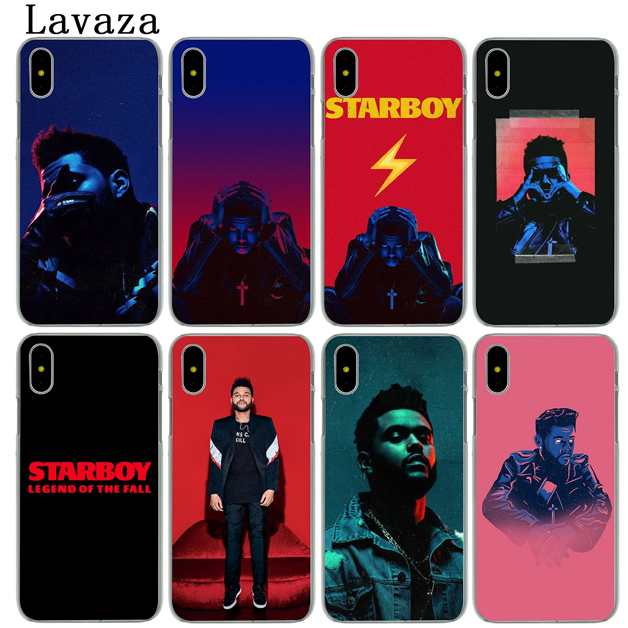 Твердый чехол для телефона Lavaza The Weeknd starboy iPhone XR X 11 Pro XS Max 7 8 6 6S 5 5S SE 4S 4