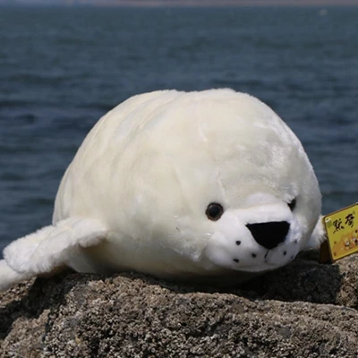Quality Plush Toy Simulation Seal Doll Cute Ragdoll Large Toy Ocean Polar Museum Seal Doll Gift 29inch 74cm DY50577