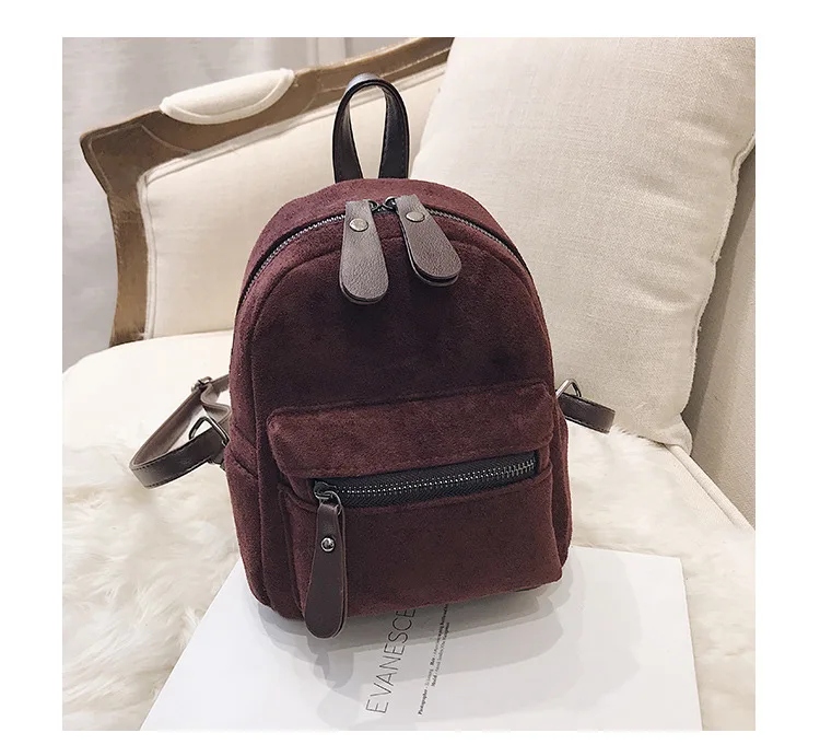 

New Designer Backpack Women Fashion pink Soft Touch Multi-Function Small Back pack Female bag Ladies Bagpack Girl backbag 2019