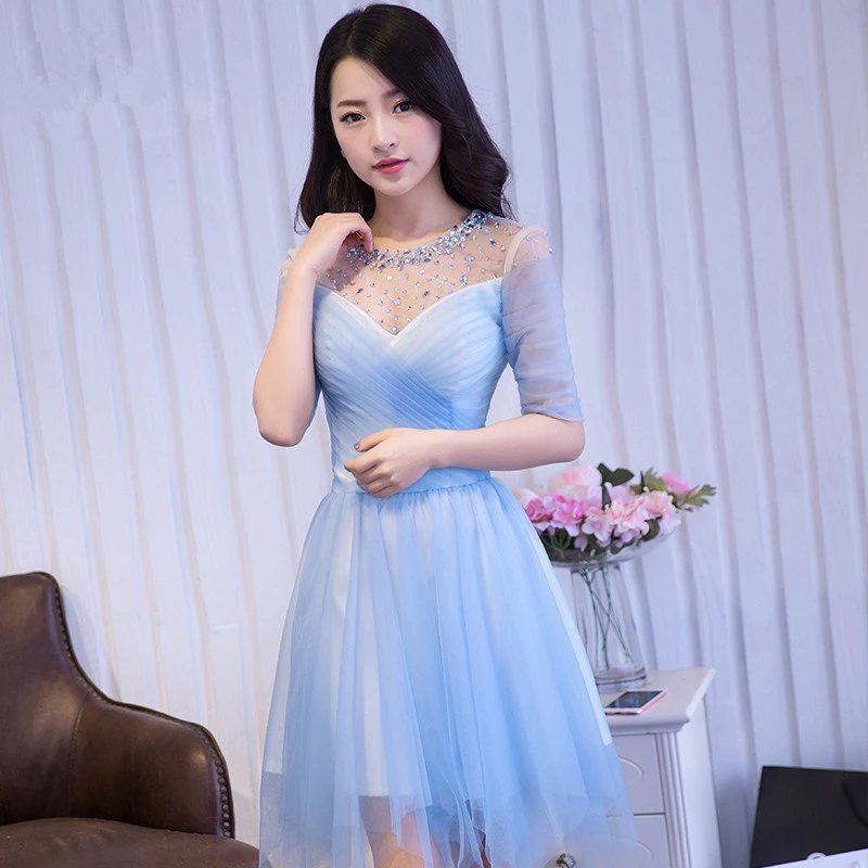 Abito cocktail seta esquerda