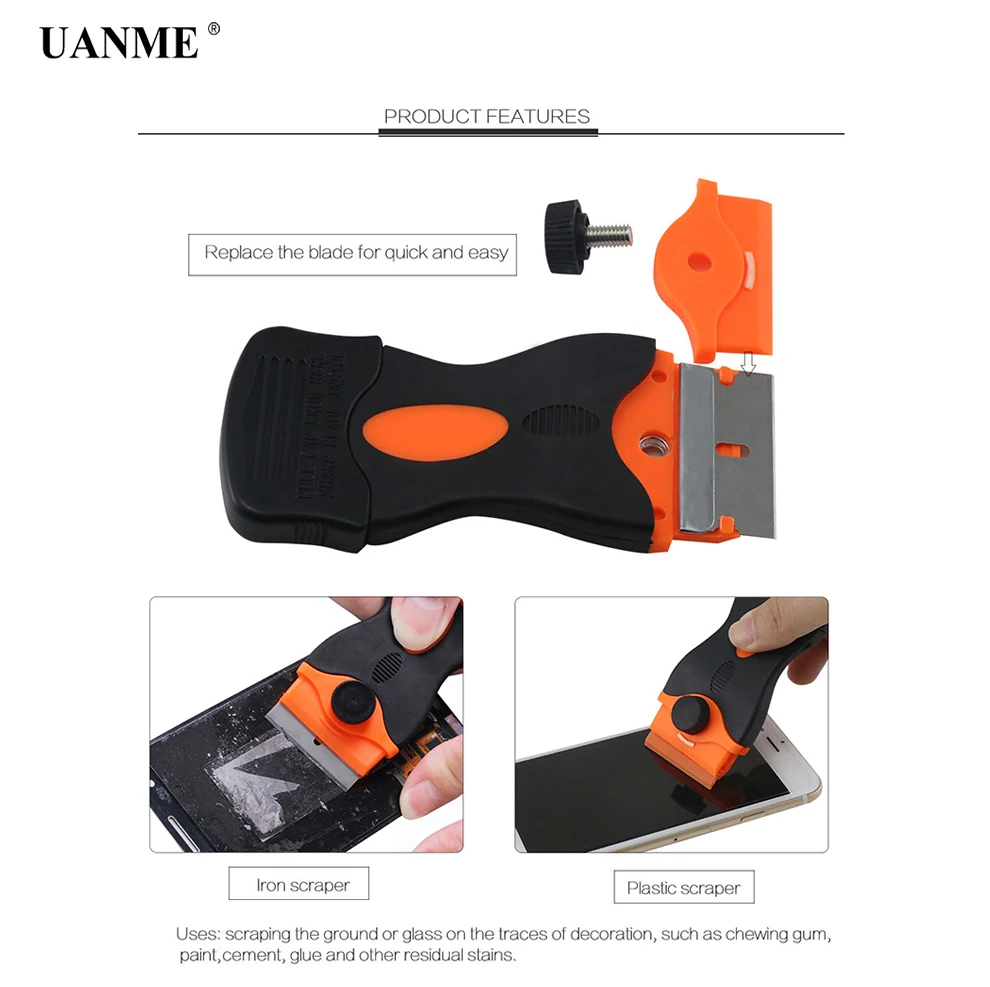2pcs Mobile phone LCD Glue Remover Scraper Blades for cellphone Tablet Screen Repair Cleaning Tool Clean scraper Polishing 2pcs Mobile phone LCD Glue Remover Scraper Blades for cellphone Tablet Screen Repair Cleaning Tool Clean scraper Polishing