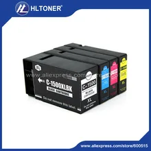 pigment ink 4pcs/set Compatible ink cartridge PGI1500XL for canon MAXIFY MB2050 MB2150 MB2350 MB2750
