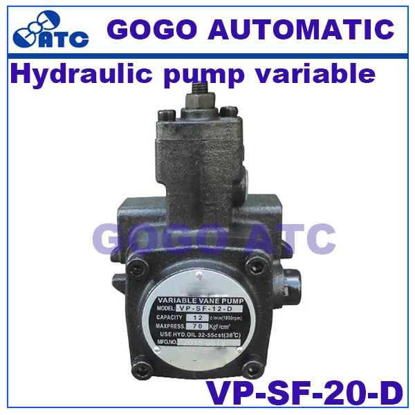 

High quality Hydraulic pump variable VP-SF-20-D Vane pump VP pump