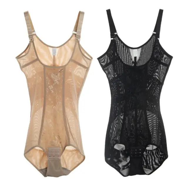S XXL Hot Summer Thin Body Shaper Waist Sliming Corsets Bodysuit Women