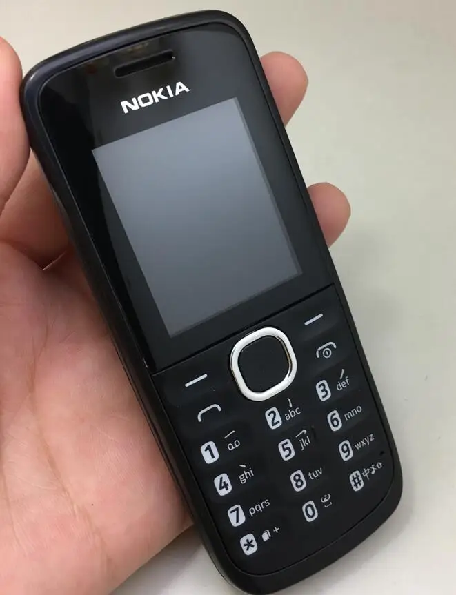 Дешевый телефон NOKIA 1100 Мобильный телефон с двумя sim-картами отремонтированный Nokia 1100 разблокированный мобильный телефон - Цвет: black