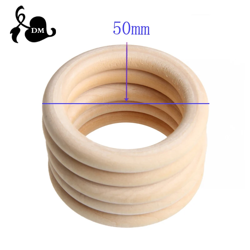 50 шт. детские деревянные кольца для прорезывания зубов|Детские прорезыватели| |