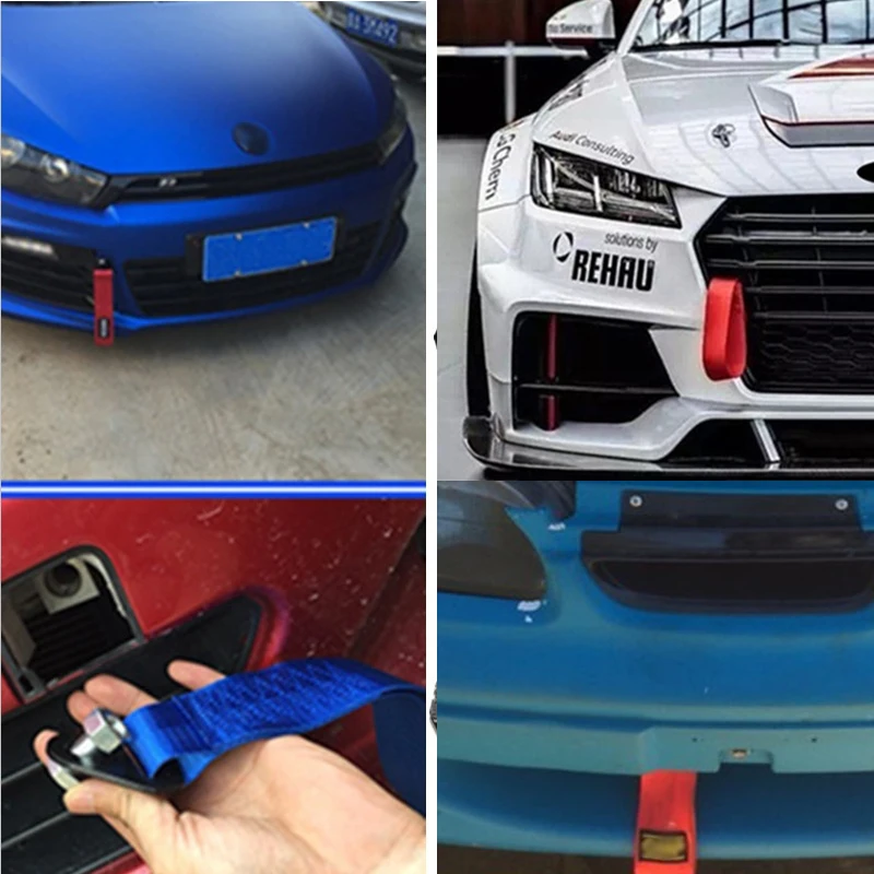 العالمي الطوارئ عالية القوة النايلون مقطورة سحب الحبال سيارة تعديل شخصية حزام الوفير