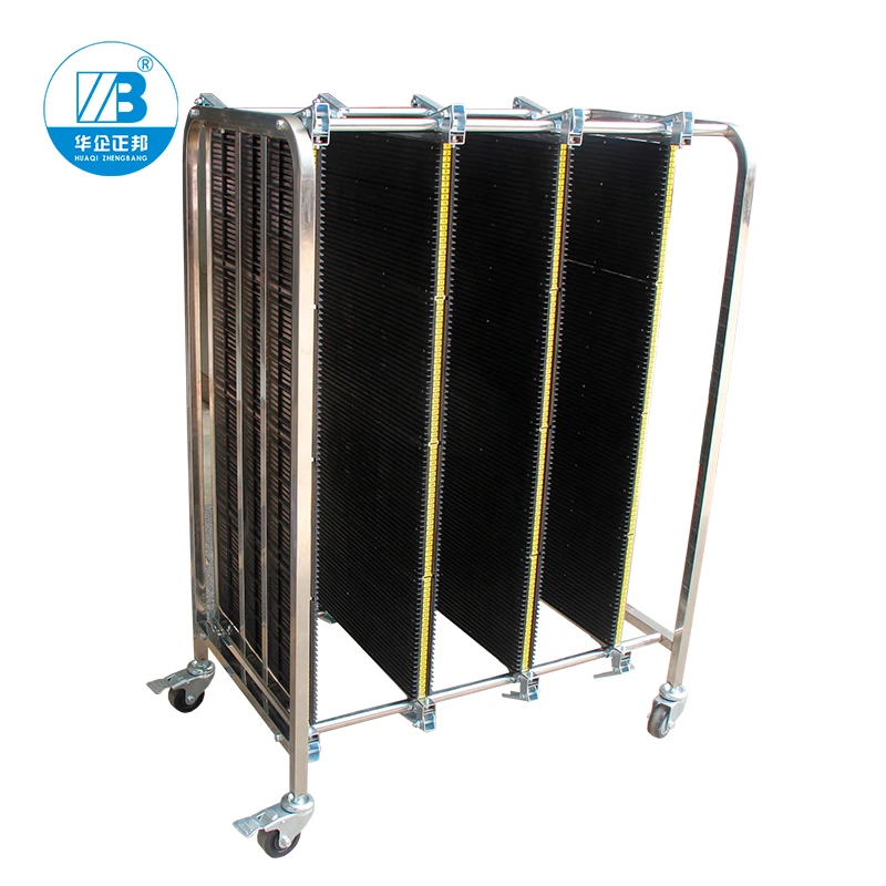 

ESD Stainless Steel Trolley / ESD Turnover Cart / Antistatic PCB Plates Storage Trolley ZB-900J