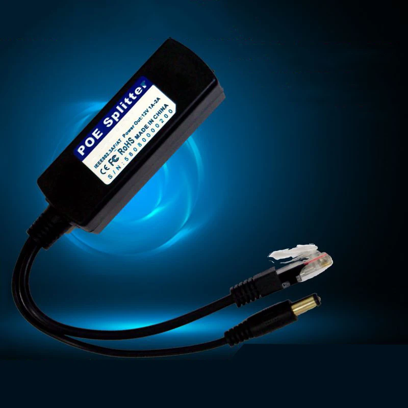 Активный разветвитель PoE 10/100M питание через Ethernet от 48 В до 12 совместимый со