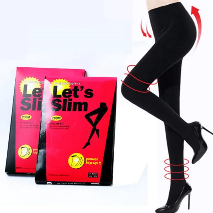 

Let's Slim Waist TIghts Slimming Pantyhose Foot Care Tool Compression Stocking for Women Fat Burning Slimming Control Leg Shape