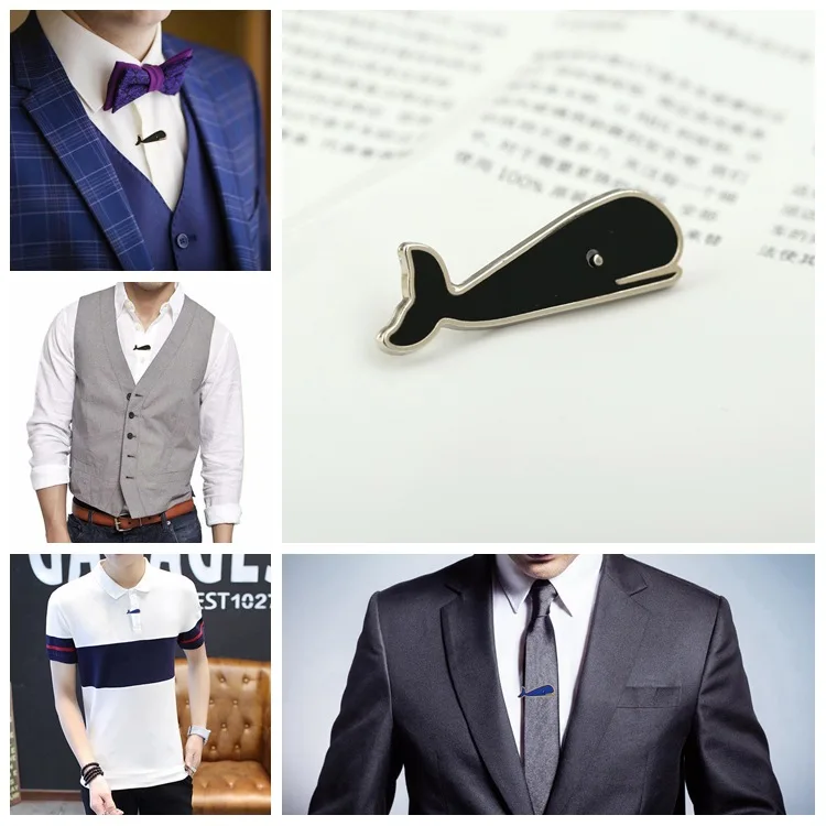 I-Remiel деловой металлический классический КИТ зажим для галстука простой мужской костюм карманные зажимы Галстука Булавка для мужчин s подарки ювелирные изделия