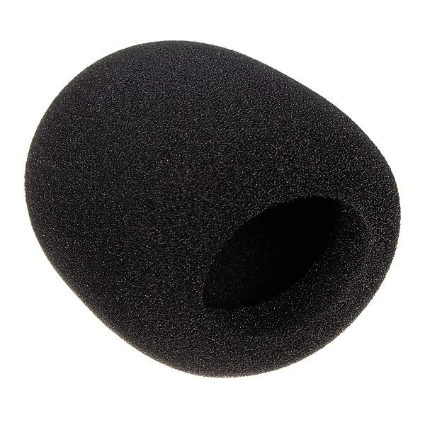10Pcs Stage Hand Microphone windshield foam covered Mic Karaoke DJ Black photo