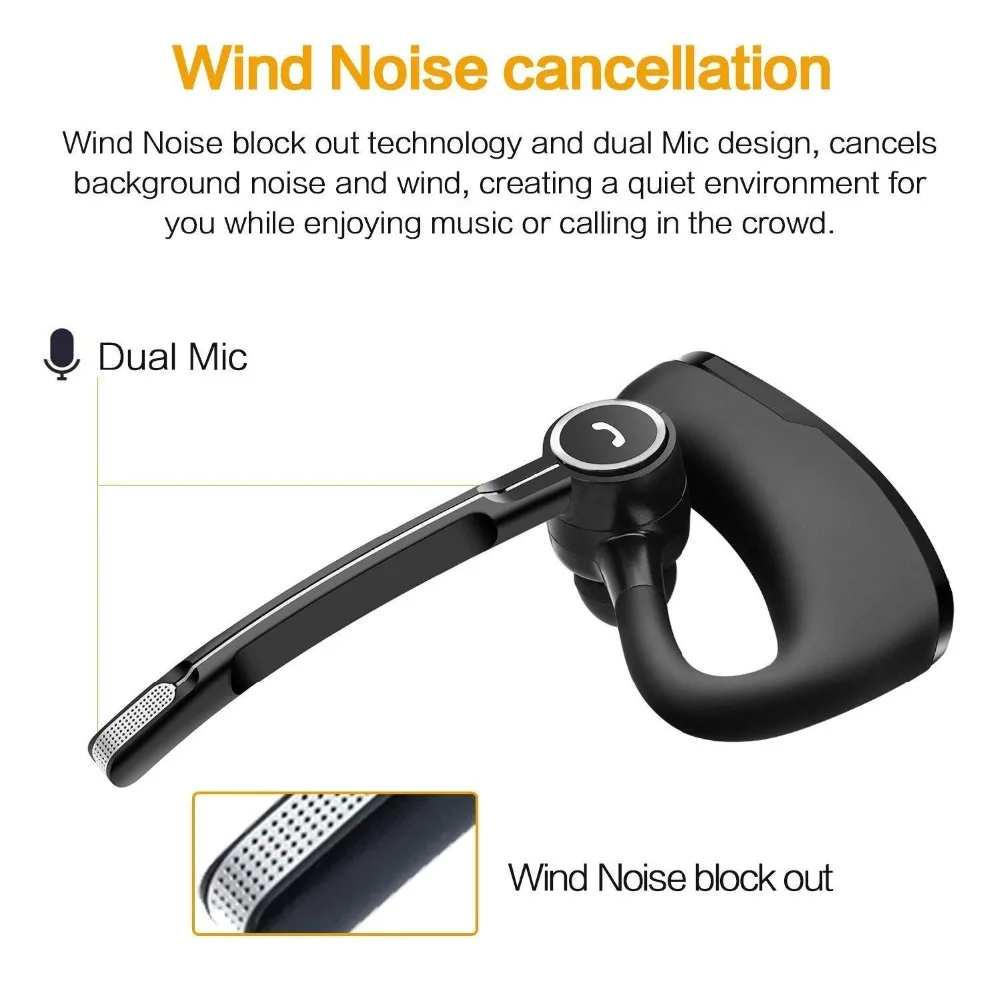V8S Bluetooth Earphone Fone De Ouvido Headset bluetooth Earbuds Wireless Earphones noise canceling earpiece with mic