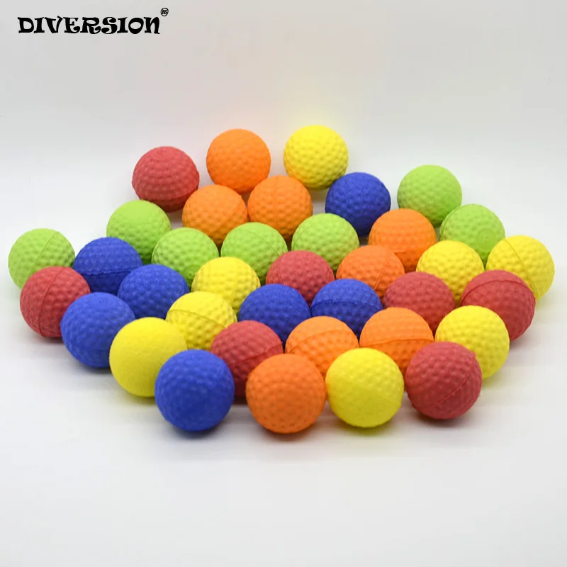 

100pcs Round Refill Foam Bullet Balls Replacement Compatible For Nerf Rival Blasters Apollo Gun Toy For Boys Guns Bullets