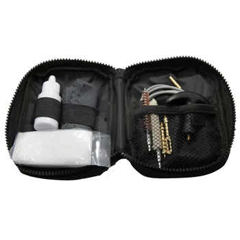 

Gun Pistol Cleaning Kit Set Nylon Bag Rod Brush Gun Cleaning For .30 Cal Brass Brush Rifle Cleaning