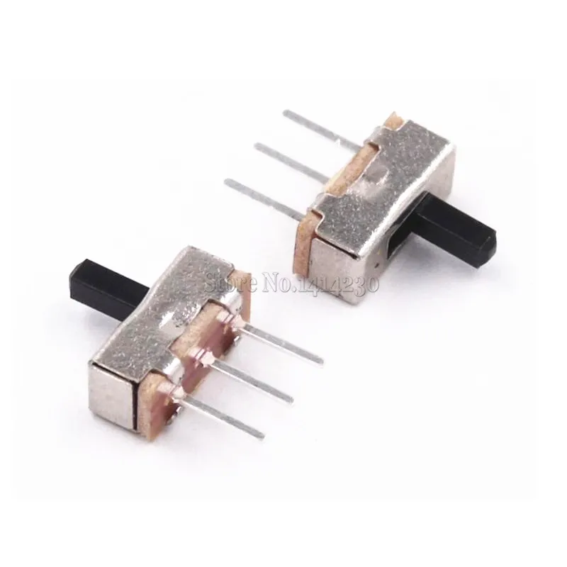 10 шт. мини скользящий выключатель SS12D00 SS12D00G4 3pin 1P2T высокое качество Длина ручки: 4