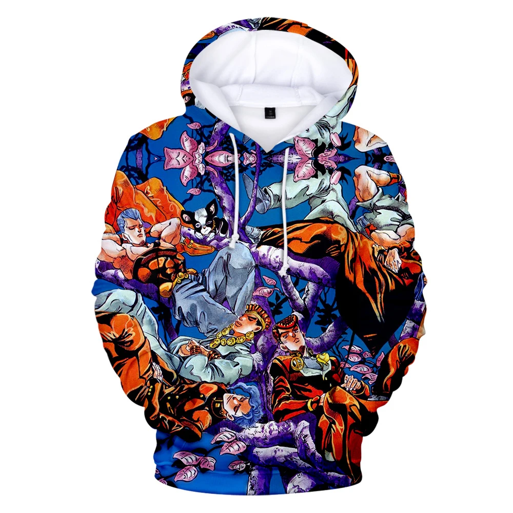 3D Print Hoodies Men/Women Comic JOJO Hip Hop Sweatshirt Harajuku Tops Hooded Boy's/Girl's JOJO Streetwear Pullovers
