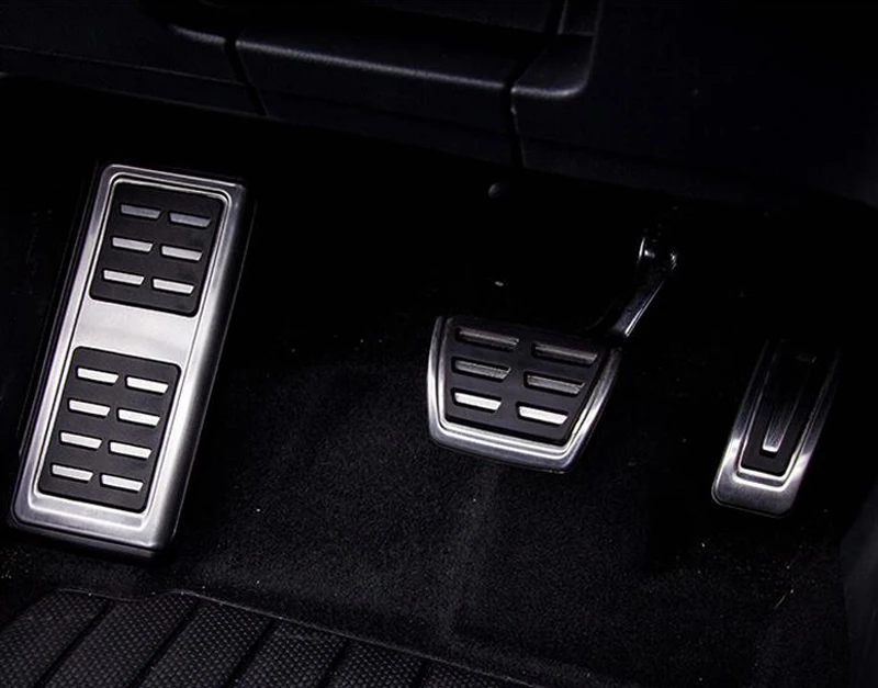 Car Interior rest pedal Foot Fuel Brake Clutch AT pedals for VW TIGUAN