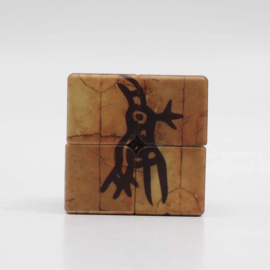 Коллекция редких кубиков веер Oracle Magic Cube 2x2x2 древние китайские символы иероглифы