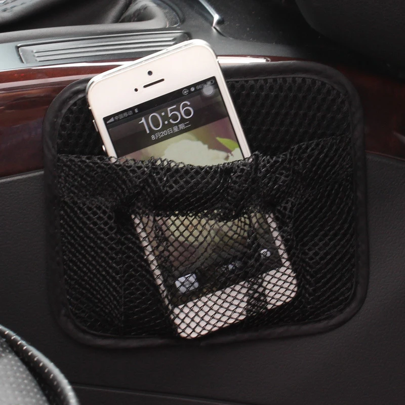 Multifunctional 14cmx 12cm Car Net Bag Car Organizer Nets Automotive
