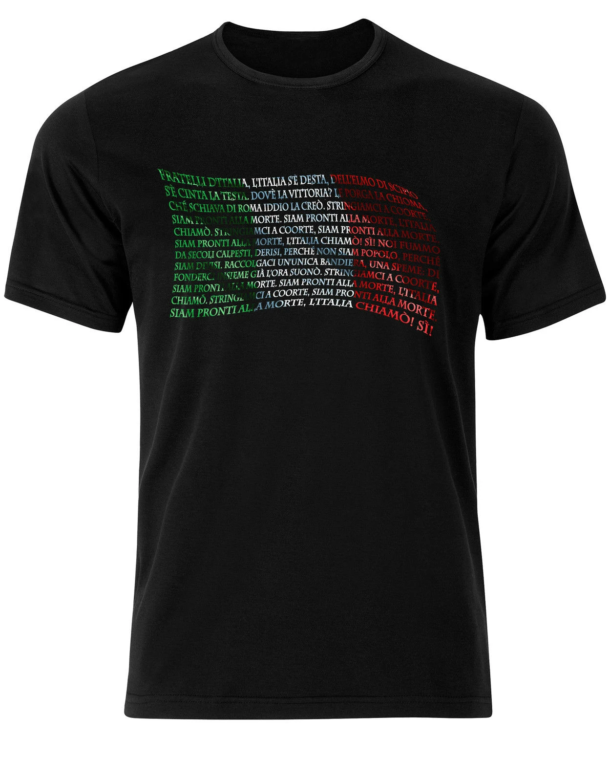 

Il Canto Degli Italiani (Italiano) Italian National Anthem Mens Tee Tshirt Short Sleve