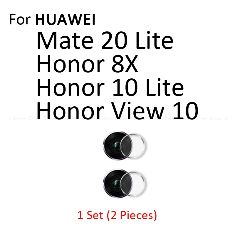 Задняя камера объектив для HuaWei Honor View mate 30 20X5G 10 P30 P20 Pro Lite 8X Nova 3 Защитная пленка для экрана - Цвет: For Mate 20 Lite