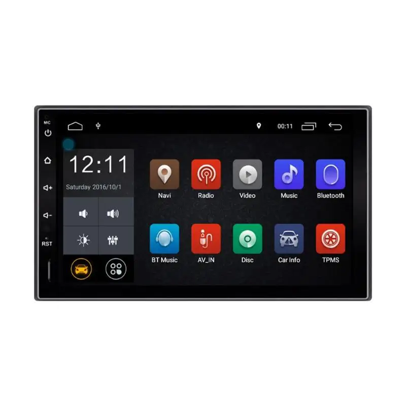 

VODOOL 7-inch Touch Screen Android In-dash Car GPS Navigator Bluetooth WiFi MP5