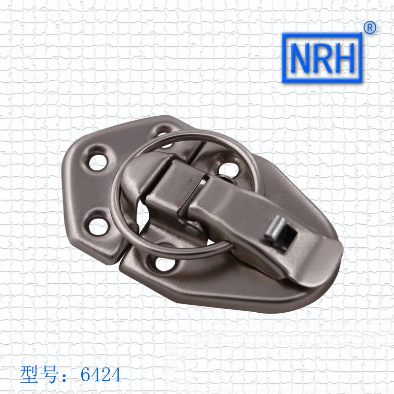 NRH6424 box buckle Lock Hasp Luggage lock Hardware lock clasp Nickel