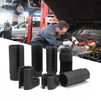 

7pcs O2 Thread Chasers Oxygen Sensor Socket Install Car Repair Tool Durable Power Tool Accessories For Modern Vehicles