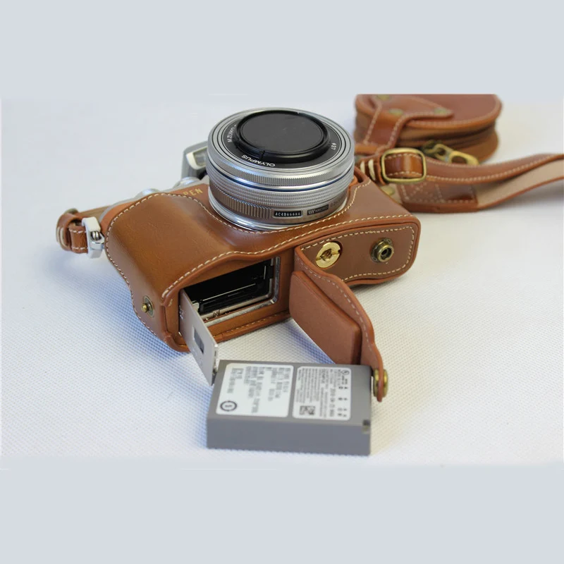 Чехол для фотоаппарата Olympus EPL8 из искусственной кожи 14 42 мм 40 150 мм|Сумки