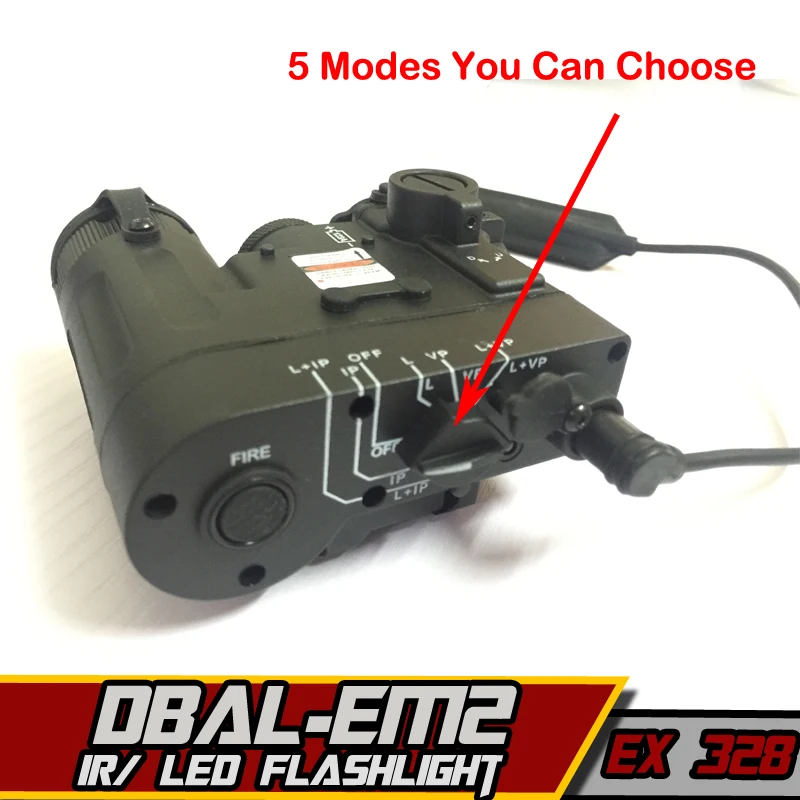 Elemento Airsoft Surefir Arma Luz Laser Verde Dbal-d2 ir Lazer Interruptor Wapens 20mm Tático Caça Lanterna M600c 9 Cheap Luzes de armas