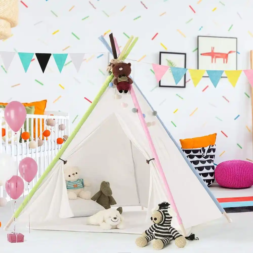 teepee tent with floor mat