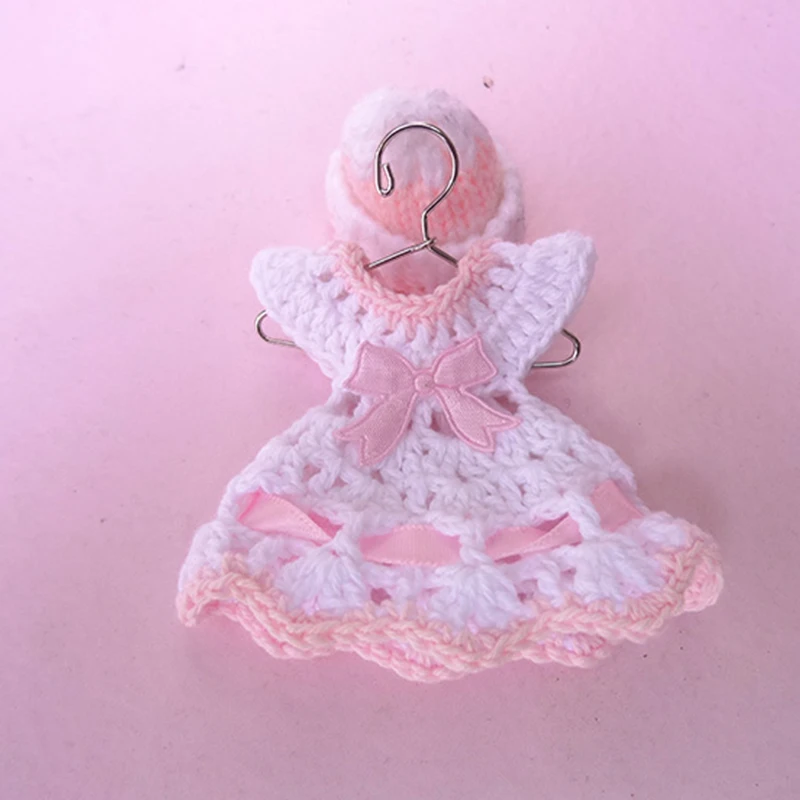 

1/12 BJD doll clothes doll sweater dress with hat for obitsu 11 clay doll accessories doll clothes Hollow-out sweater