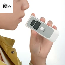 Профессиональный Цифровой Тестер дыхания Алкотестер с часами для тестирования уровня алкоголя автомобильный гаджет наивысшего качества