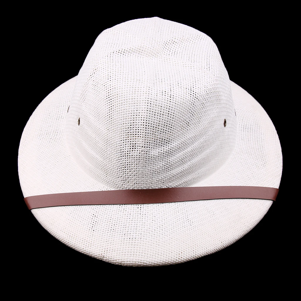 Pith Helmet Hat Great Summer Hat for Beekeeper Explorer Adventurer White