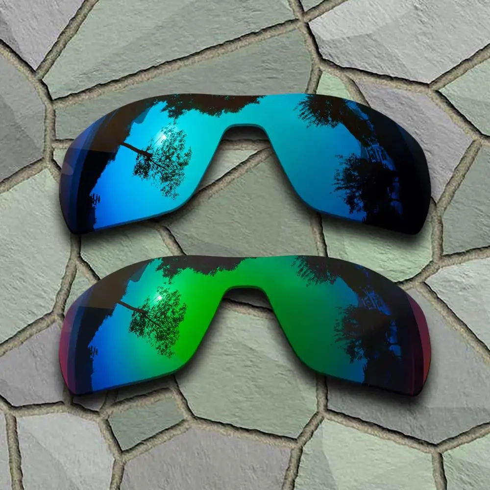 Солнцезащитные очки поляризованные Сменные линзы для Oakley ответвление-сорта - Цвет линз: Sky Blue-Jade Green