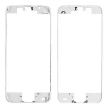 

100pcs Black White Front Bezel with 3M glue LCD Middle Frame Housing Parts Chrome Screen Holder for iphone 6