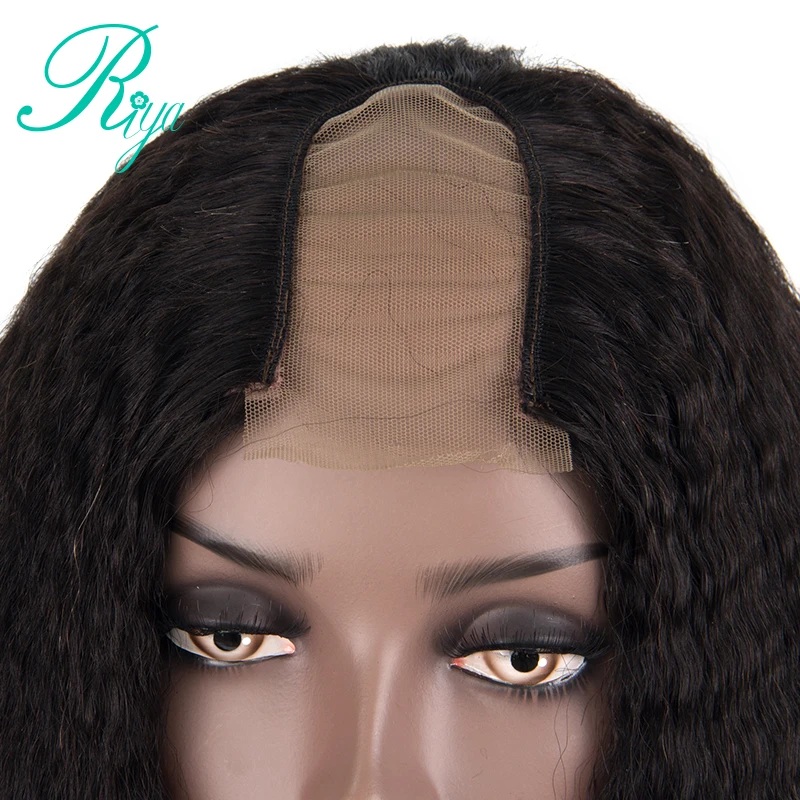 kinky straight U part huamn hair wig (2)