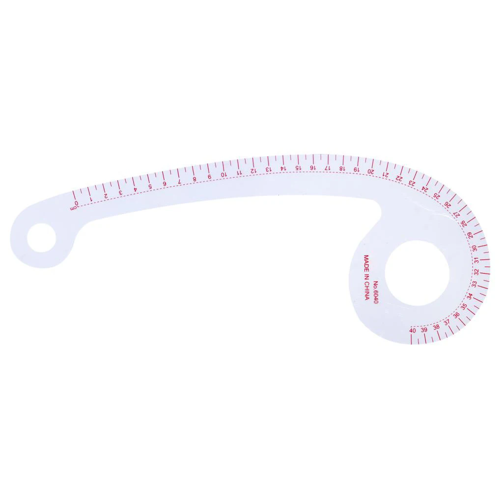 6Pcs Multi Function French Sewing Curve Ruler Set for Tailors Sewing Pattern Grading Making