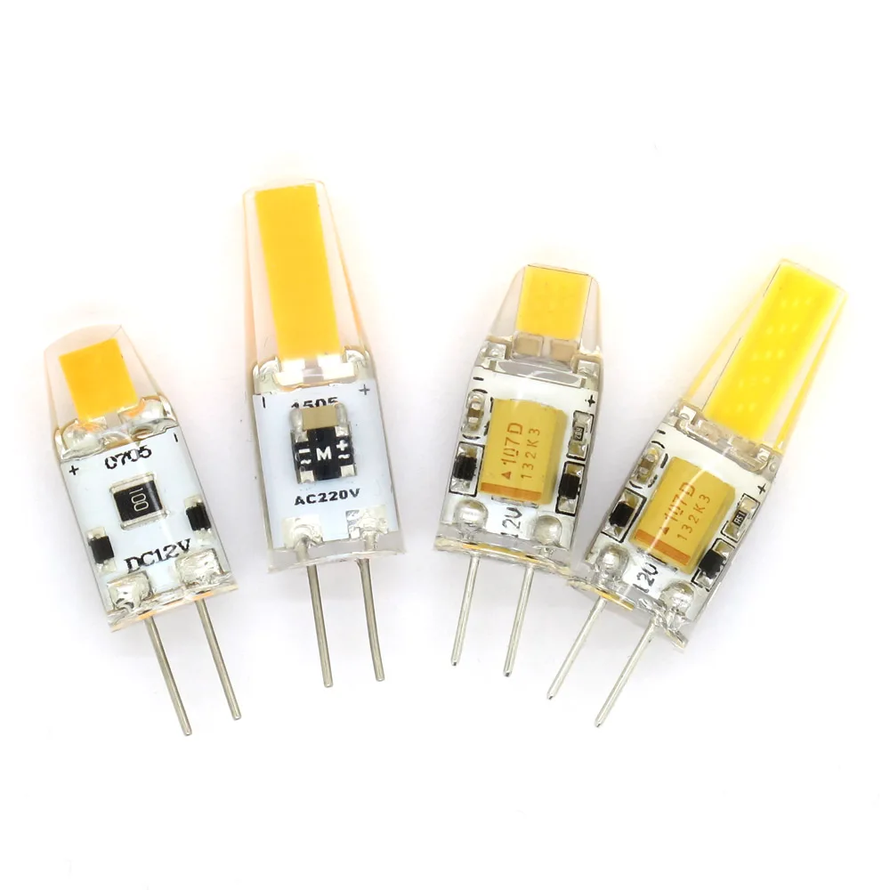 1 шт. 3 Вт 6 Вт мини G4 cob led Лампа AC DC 12 В 220 В Авто G4 led люстра заменить галогенный светильник|light|light caplight trial | АлиЭкспресс