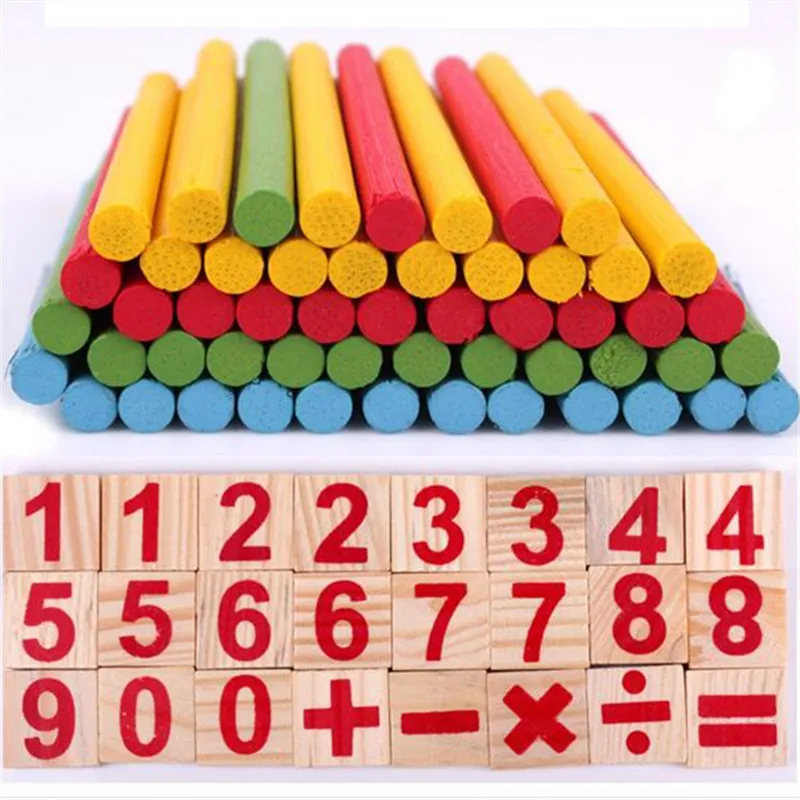 72 шт. Деревянные Монтессори Matematica знания блоки материалы для обучения Шашки