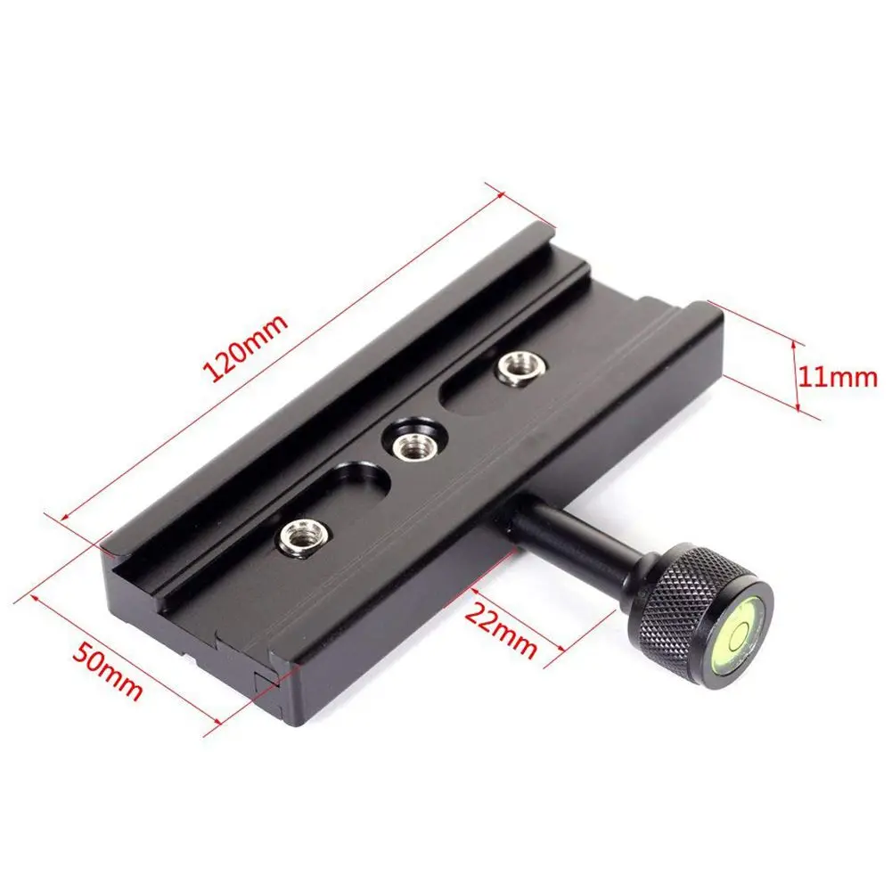 QR 120 Зажим адаптер для Quick Release Plate 1/4in 3/8in Arca SWISS PU 50/PU 60/PU 100/PU 120/PU 150/PU 200 Benro