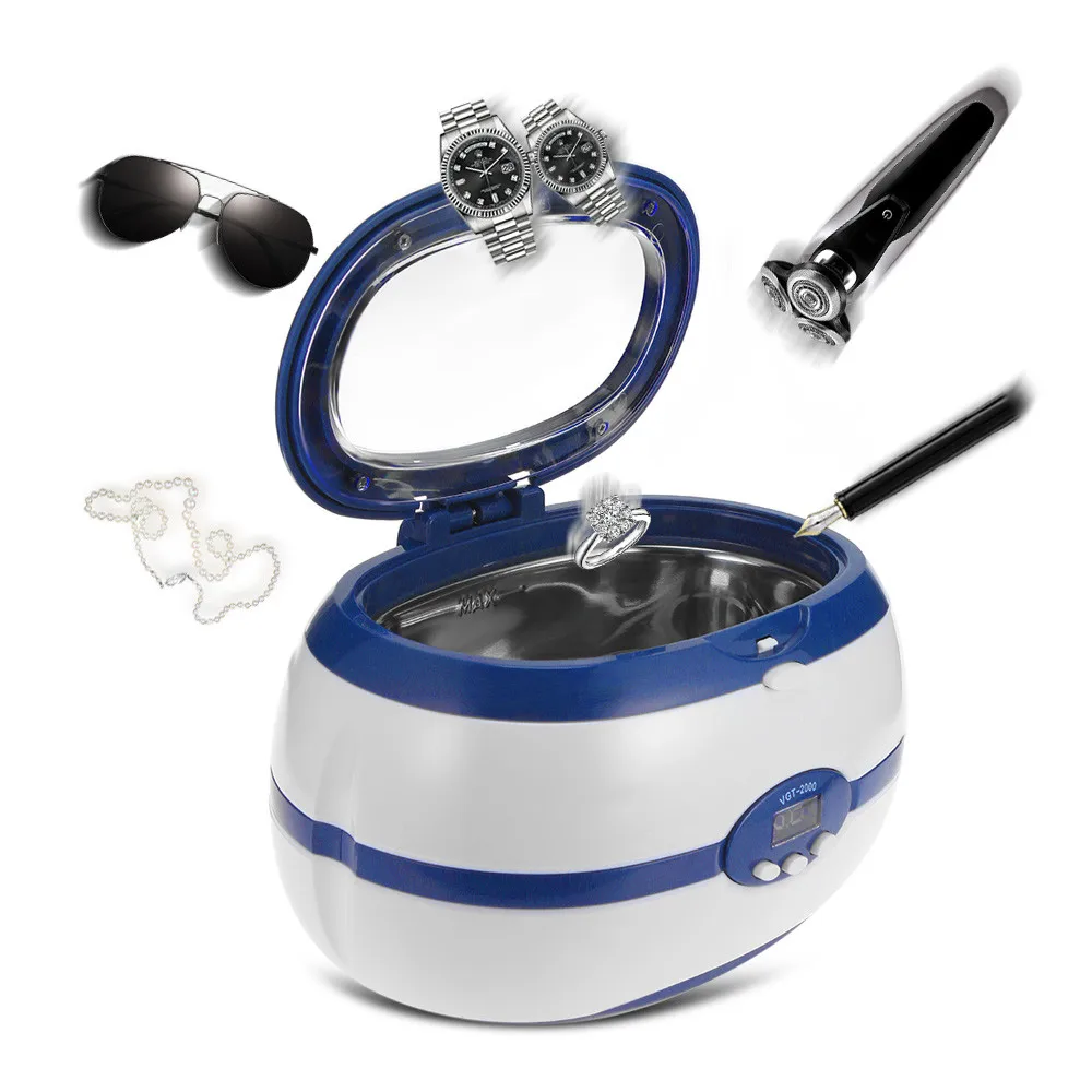 Digital Ultrasonic Cleaner 600ml For Jewelry Eyeglass Watches ultrasonic Cleaning Machine LED display 5 modes Manicure Tools Digital Ultrasonic Cleaner 600ml For Jewelry Eyeglass Watches ultrasonic Cleaning Machine LED display 5 modes Manicure Tools