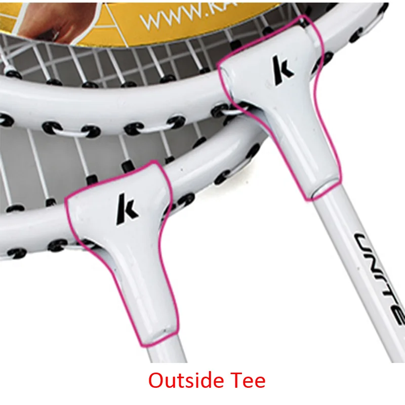 1 par Kawasaki bádminton raquetas de carbono profesional Raquete deportes 3U Padel con bolsa de agarre para principiantes boca juniors