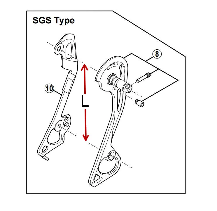 Shimano задний переключатель инструмент для ремонта внутренняя внешняя направляющая пластина перегородка для UT 6800 6870