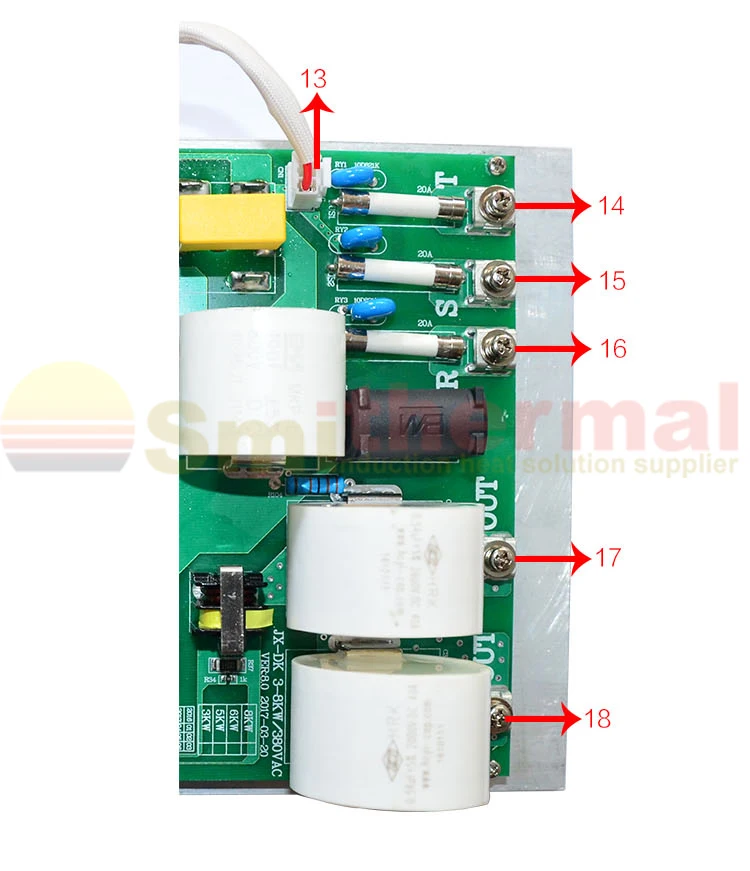 Промышленная Трехфазная 5KW 380 V сварочная машина для ПВП машина для литья пластмасс под давлением